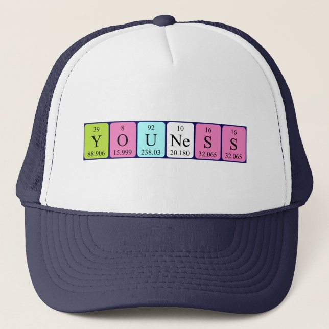 Youness periodic table name hat (Front)