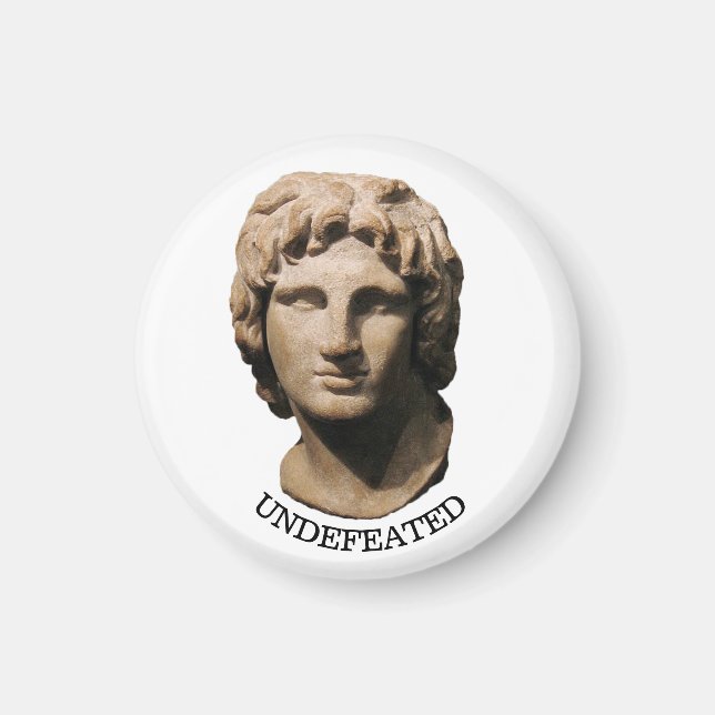 Young Alexander the Great - Undefeated Magnet (Front)