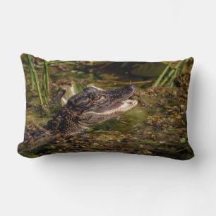 Young Alligator Lumbar Cushion