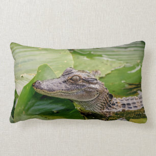 Young Alligator Lumbar Cushion