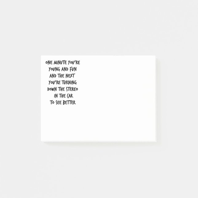 Young and Fun Post-it Notes (Front)