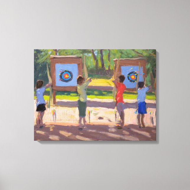 Young Archers 2012 Canvas Print (Front)