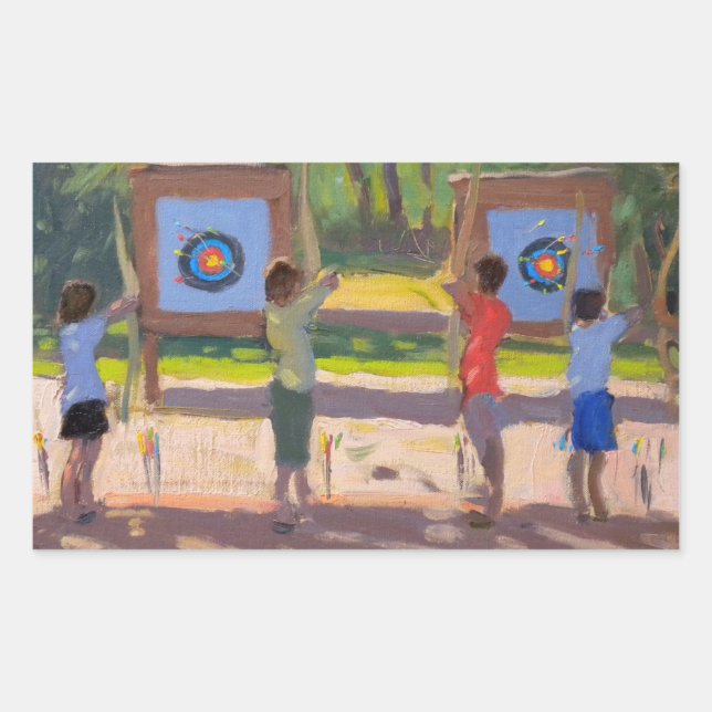 Young Archers 2012 Rectangular Sticker (Front)