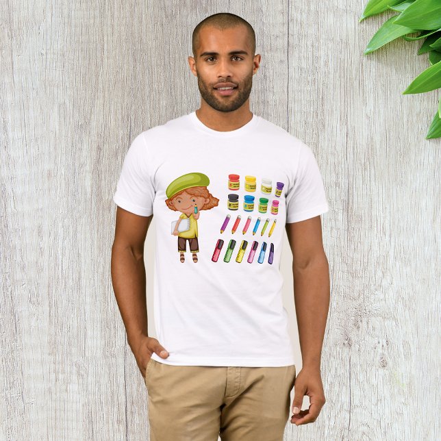 Young Artist Mens T-Shirt (Creator Uploaded)