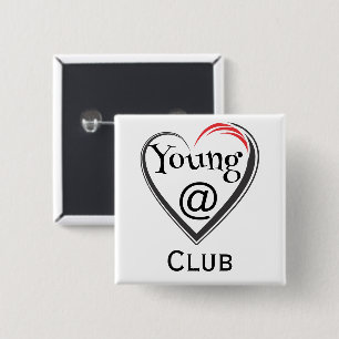 Young at Heart Club Button