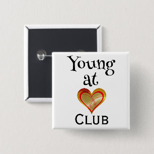 Young at Heart Club Button