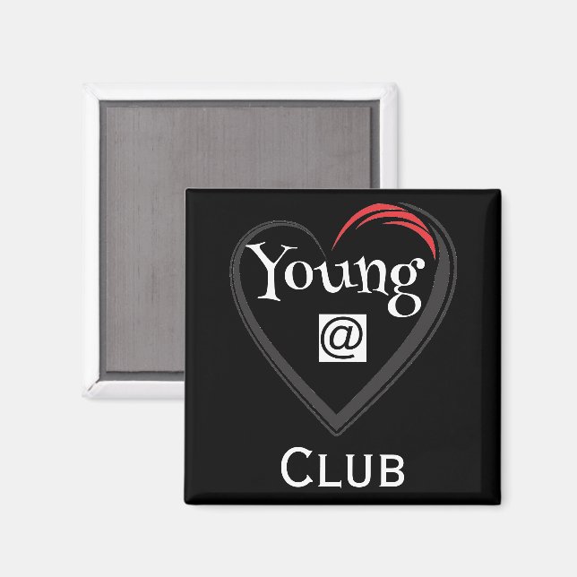 Young at Heart Club Magnet (Front/Back)