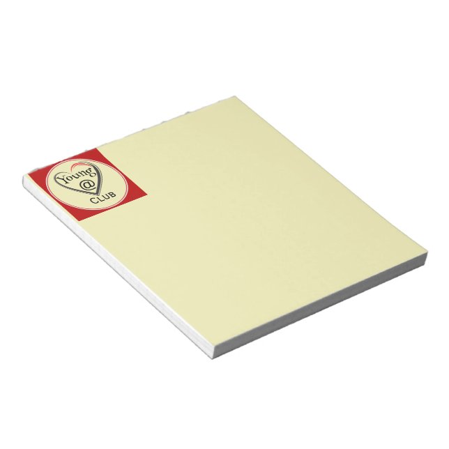 Young at Heart Club Notepad (Angled)