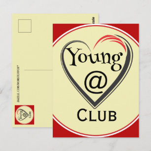 Young at Heart Club Postcard
