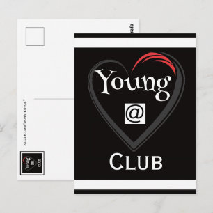 Young at Heart Club Postcard