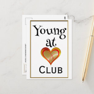 Young at Heart Club Postcard