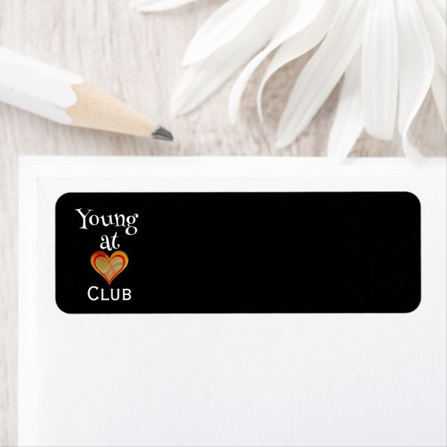 Young at Heart Club Return Address Label (Insitu)