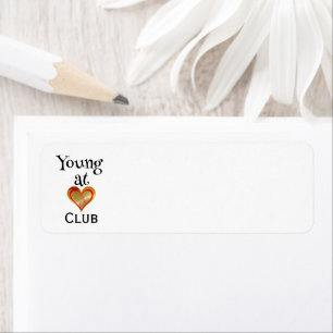 Young at Heart Club Return Address Label