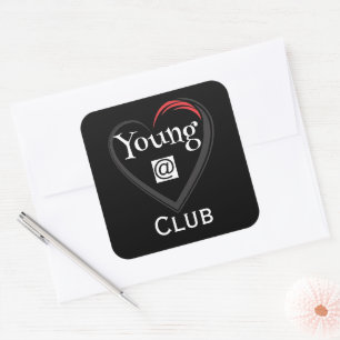 Young at Heart Club Sticker