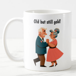 Young-at-Heart Senior Citizens Dancing Coffee Mug