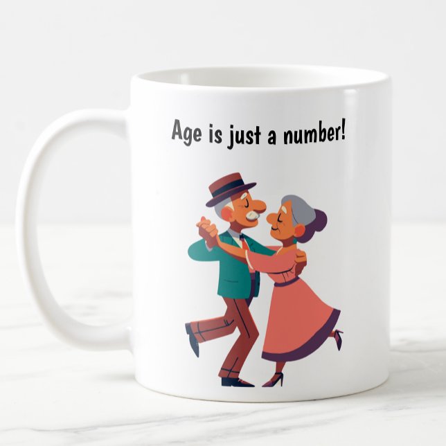 Young-at-Heart Senior Citizens Dancing Coffee Mug (Creator Uploaded)