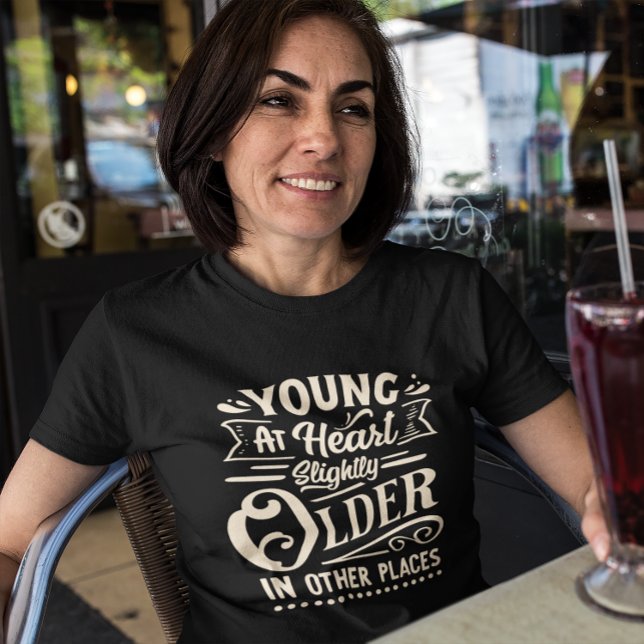 Young at Heart Slightly Older in Other Places Tri-Blend Shirt (Creator Uploaded)