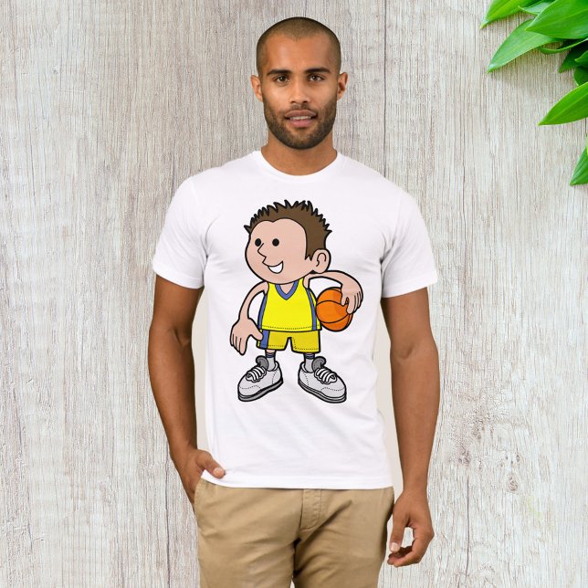Young Basketball Player Mens T-Shirt (Creator Uploaded)