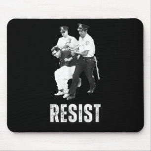 Young Bernie Sanders Arrested Resist Mouse Pad