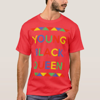 Young Black Queen LGBT Pride Month  T-Shirt