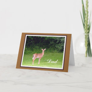 Young Buck Father's Day Card