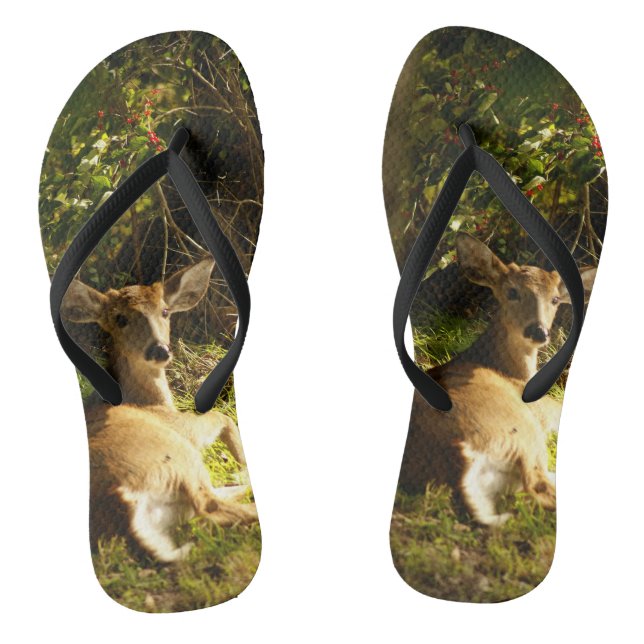 Young Buck in the Meadow Jandals (Footbed)