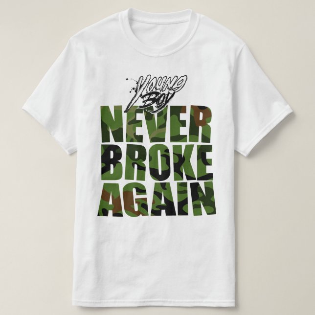Young Buck Never Broke Again T-Shirt (Design Front)