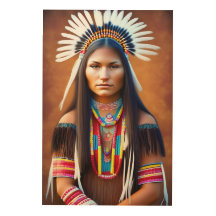 young cherokee woman