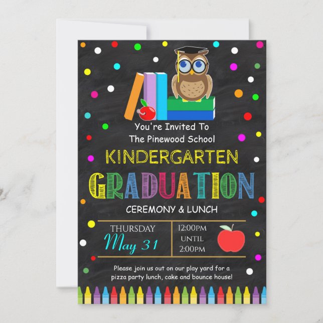 Young Child Graduation Invitation (Front)