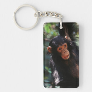 Young Chimpanzee Key Ring