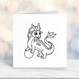 Young Chinese Dragon Self-inking Stamp