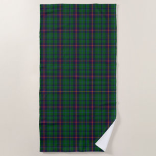 Young Clan Tartan Beach Towel