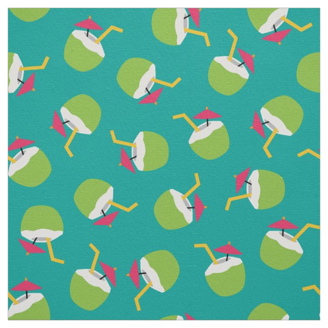 Young Coconut Drink Fabric (Swatch)