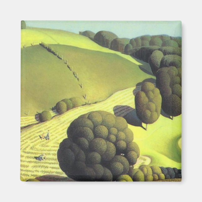 Young Corn - Grant Wood 1931 Magnet (Front)