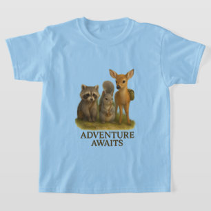 Young Critters Club Tee #1 – “Adventure Awaits”