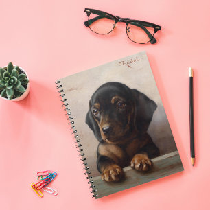 Young Dachshund   Carl Reichert Notebook
