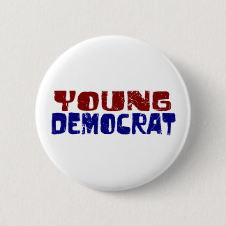 Young Democrat 6 Cm Round Badge