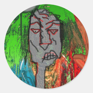 YOUNG DREAD GRAFF CLASSIC ROUND STICKER