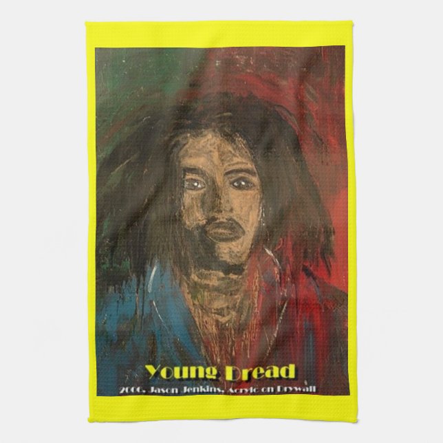 YOUNG DREAD TEA TOWEL (Vertical)