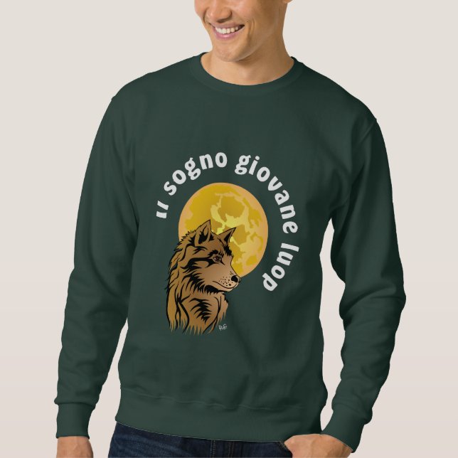 young dreamy wolf sweatshirt (Front)