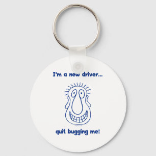 Young Driver Bug Off Key Ring