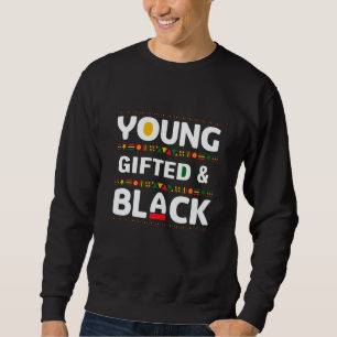 Young ed And Black Black Pride Costume Men Women Sweatshirt
