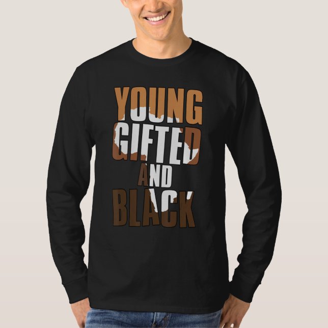 Young ed And Black Girl  Melanin Queen Girls Kids T-Shirt (Front)