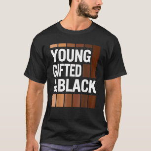 Young Ed Black History Month Afro Woman Blm Girl M T-Shirt