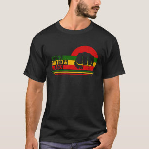 Young ed & Black History Month Afro Woman BLM MLK T-Shirt