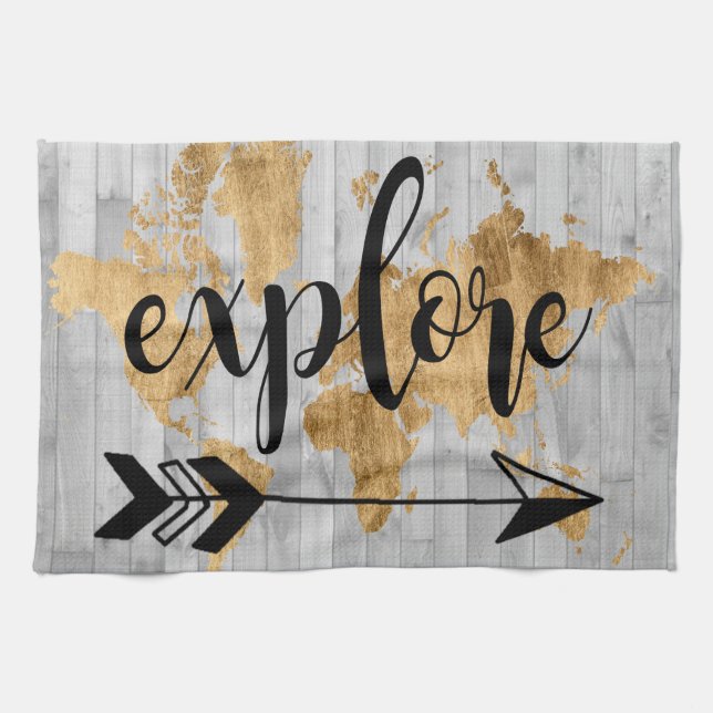 Young Explorer V Tea Towel (Horizontal)