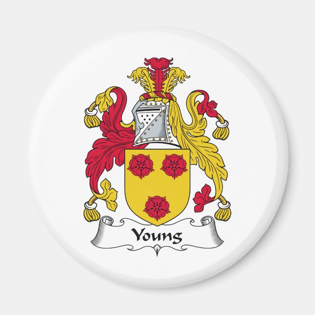 Young Family Crest Magnet (Front)