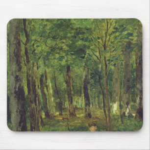 Young Farmer sitting in the Forest, 1878 Mouse Pad