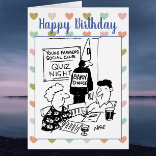 Young Farmers Quiz Night Cartoon