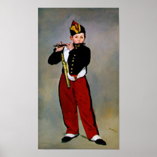 Young Flautist, The Fifer, Edouard Manet, 1866 Poster